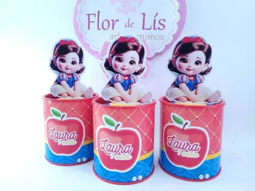 Tubolata Pequeno Festa Branca de Neve Personalizado