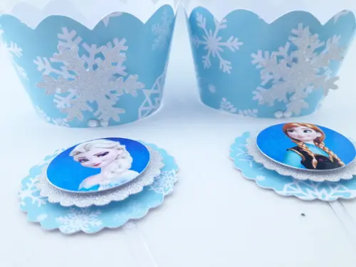 Wrapper (saia Cupcake) + Topper Frozen