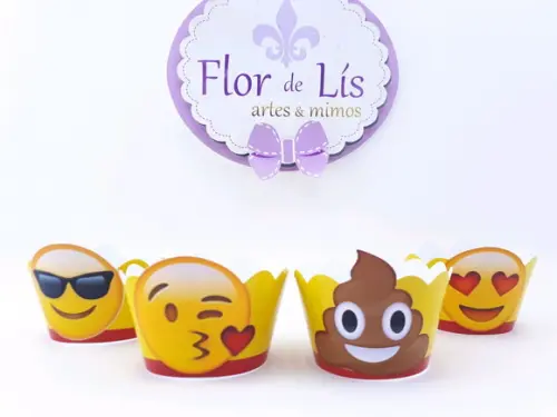 Wrapper Mini (saia Cupcake) Emojis