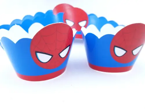Wrapper Mini (saia Cupcake) Homem Aranha