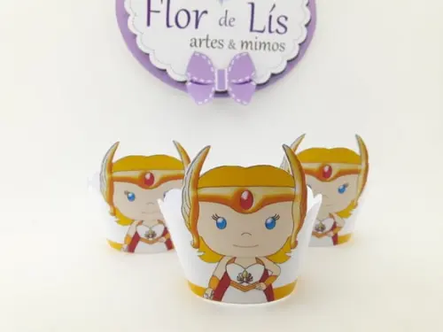 Wrapper Mini (saia Cupcake) She Ra