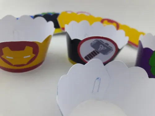 Wrapper Mini (saia Cupcake) Vingadores