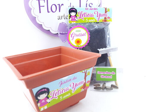 Kit Plantação Jardim Encantado Menina