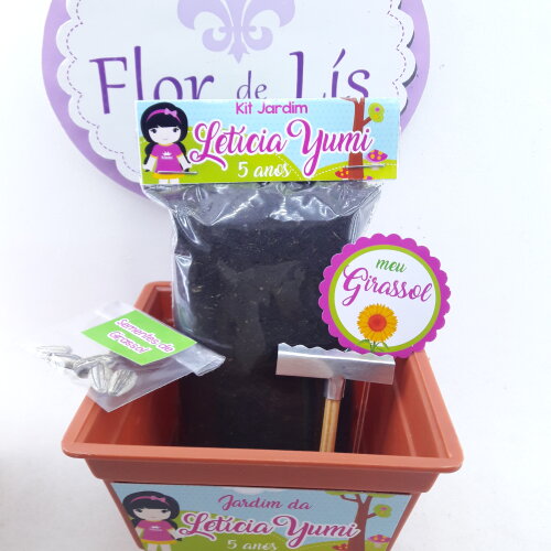 Kit Plantação Jardim Encantado Menina