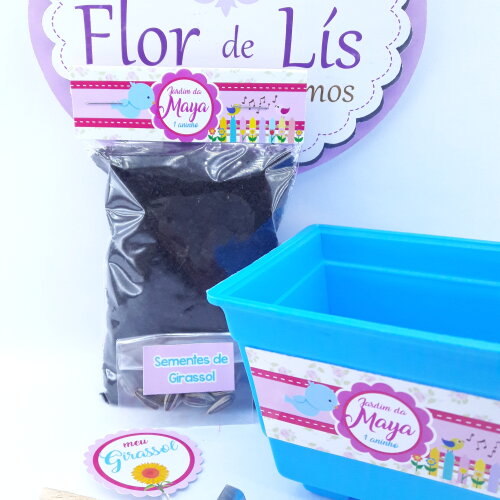 Kit Plantio Jardim Passarinho Floral