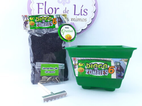 Kit Plantação Plants Vs Zombies