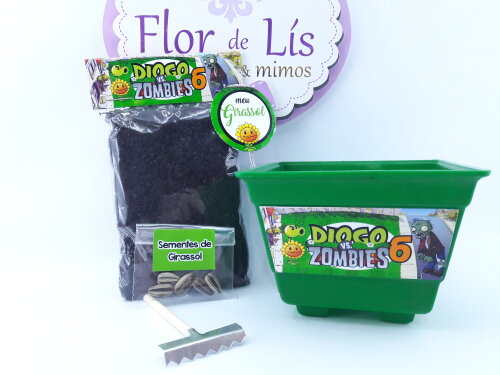 Kit Plantação Plants Vs Zombies