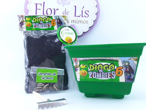 Kit Plantação Plants Vs Zombies