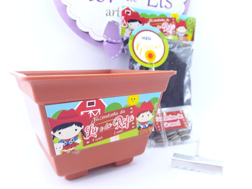 Kit Plantio Fazendinha Jardinagem