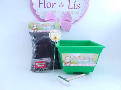 Kit Jardim Bosque Encantado Menina Plantio