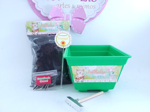 Kit Jardim Bosque Encantado Menina Plantio