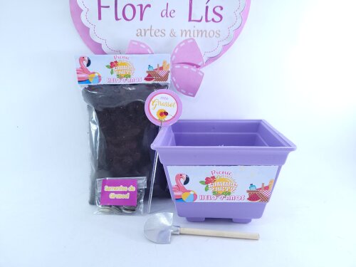 Lembrancinha Personalizada Plantação Piquenique Festa Verão