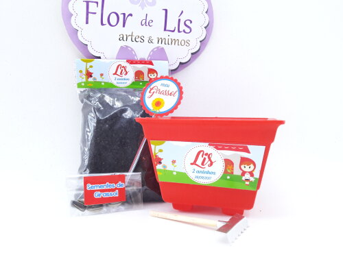 Kit Plantação Chapeuzinho Vermelho