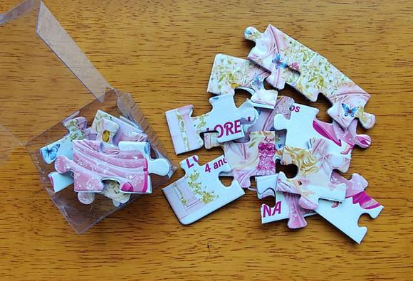Lembrancinha Personalizada Quebra Cabeça Barbie