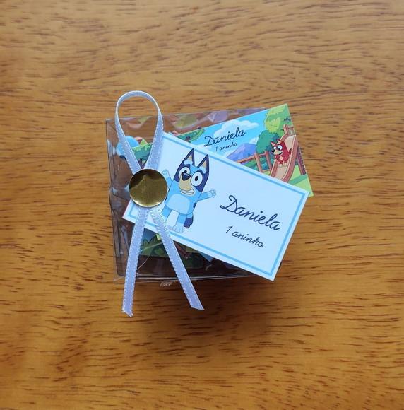 Lembrancinha Personalizada Quebra Cabeça Bluey e Bingo