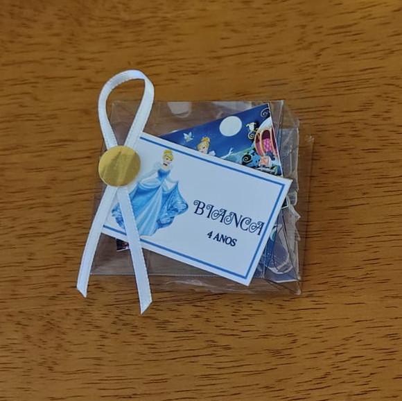 Lembrancinha Personalizada Quebra Cabeça Cinderela