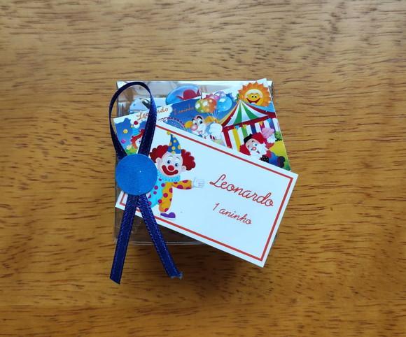 Lembrancinha Personalizada Quebra Cabeça Circo