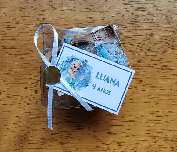 Lembrancinha Personalizada Quebra Cabeça Frozen