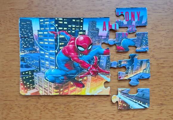 Lembrancinha Personalizada Quebra Cabeça Homem Aranha