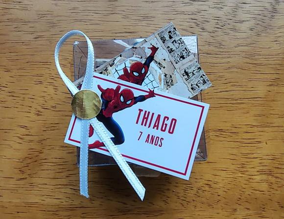 Lembrancinha Personalizada Quebra Cabeça Homem Aranha