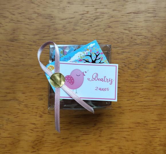 Lembrancinha Personalizada Quebra Cabeça Jardim Encantado