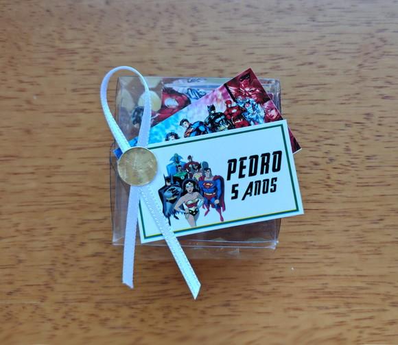 Lembrancinha Personalizada Quebra Cabeça Liga da Justiça