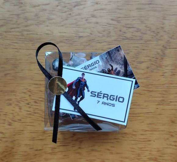 Lembrancinha Personalizada Quebra Cabeça Liga da Justiça