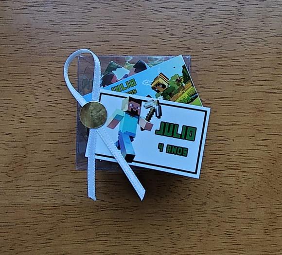 Lembrancinha Personalizada Quebra Cabeça Minecraft
