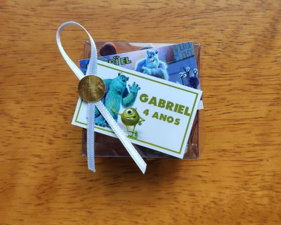 Lembrancinha Personalizada Quebra Cabeça Monstros S.a.