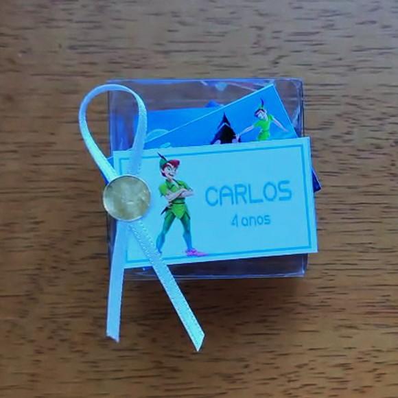 Lembrancinha Personalizada Quebra Cabeça Peter Pan
