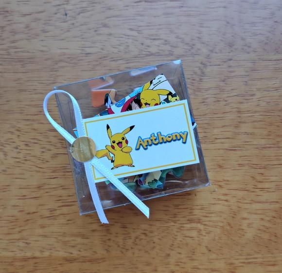 Lembrancinha Personalizada Quebra Cabeça Pokemon