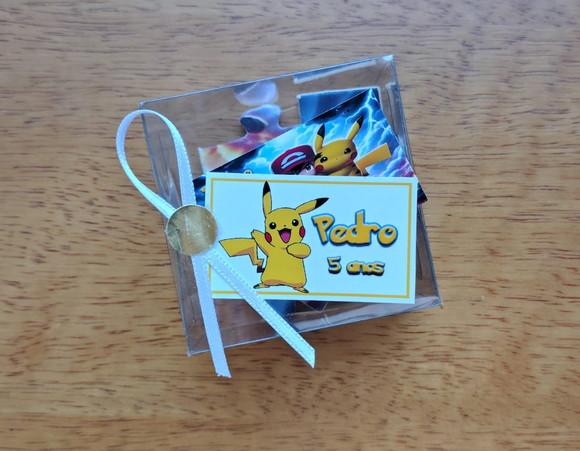 Lembrancinha Personalizada Quebra Cabeça Pokemon