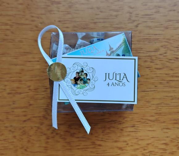 Lembrancinha Personalizada Quebra Cabeça Príncipes Disney
