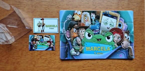 Lembrancinha Personalizada Quebra Cabeça Toy Story