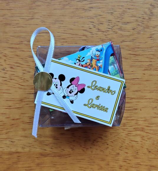 Lembrancinha Personalizada Quebra Cabeça Turma do Mickey