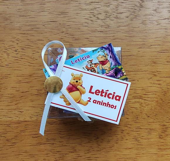Lembrancinha Personalizada Quebra Cabeça Ursinho Pooh