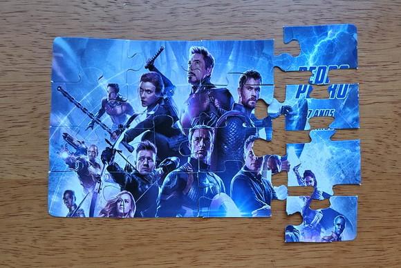 Lembrancinha Personalizada Quebra Cabeça Vingadores