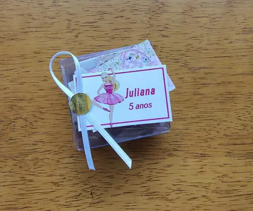 Lembrancinha Personalizada Quebra Cabeça Barbie