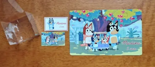 Lembrancinha Personalizada Quebra Cabeça Bluey