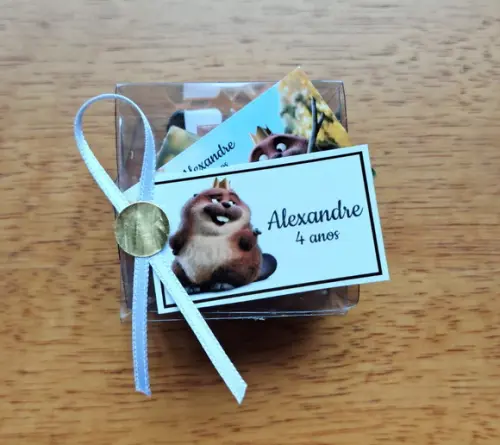 Lembrancinha Personalizada Quebra Cabeça Cara de Um Focinho de O