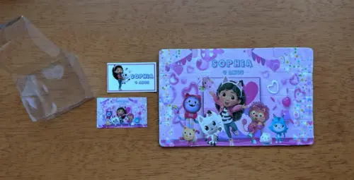 Lembrancinha Personalizada Quebra Cabeça Casa Mágica da Gabby
