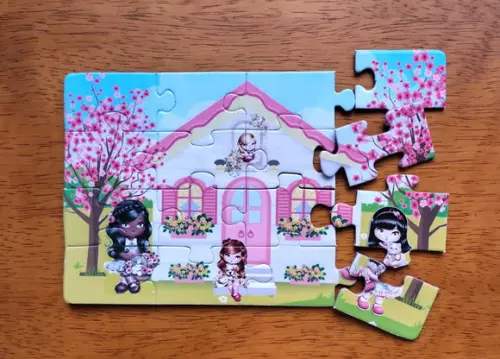 Lembrancinha Personalizada  Quebra Cabeça Casa de Bonecas
