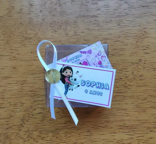 Lembrancinha Personalizada Quebra Cabeça Casa Mágica da Gabby