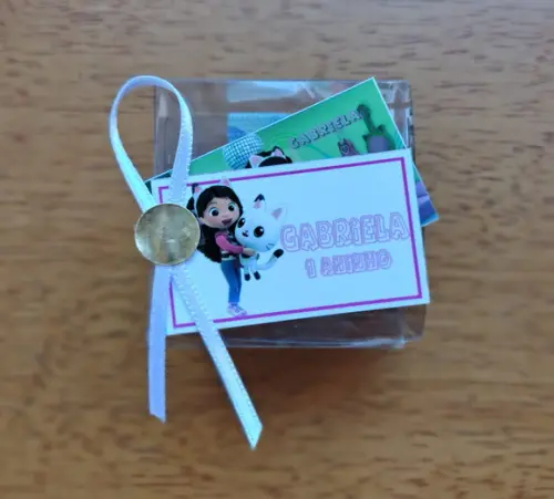 Lembrancinha Personalizada Quebra Cabeça Casa Mágica da Gabby