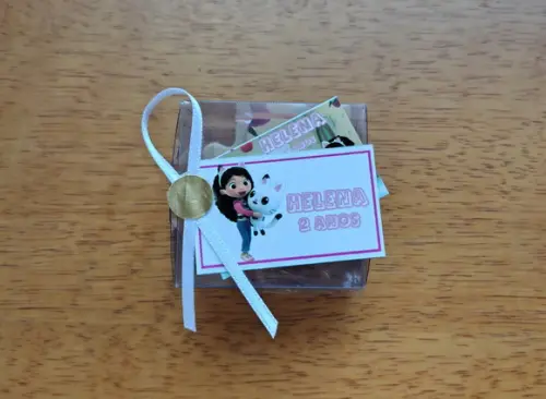 Lembrancinha Personalizada Quebra Cabeça Casa Mágica da Gabby