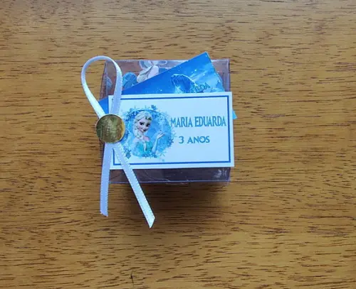 Lembrancinha Personalizada Quebra Cabeça Frozen