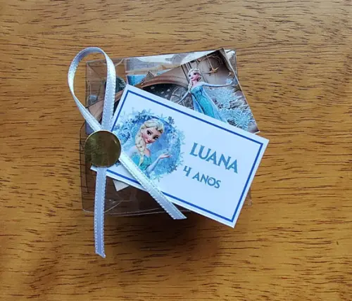 Lembrancinha Personalizada Quebra Cabeça Frozen