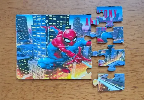 Lembrancinha Personalizada Quebra Cabeça Homem Aranha
