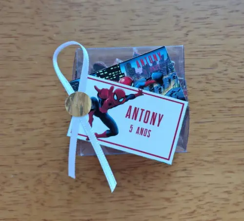 Lembrancinha Personalizada Quebra Cabeça Homem Aranha