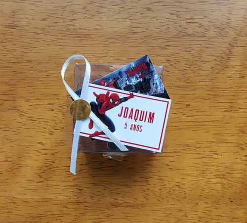 Lembrancinha Personalizada Quebra Cabeça Homem Aranha